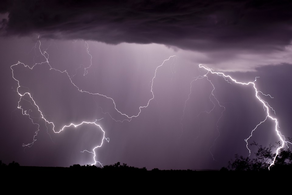 Arizona Monsoon Lightning Sedona