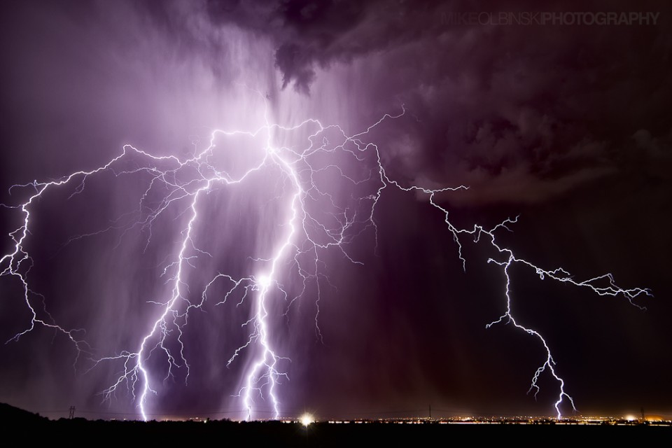 Chaos of Light - Casa Grand Arizona Lightning