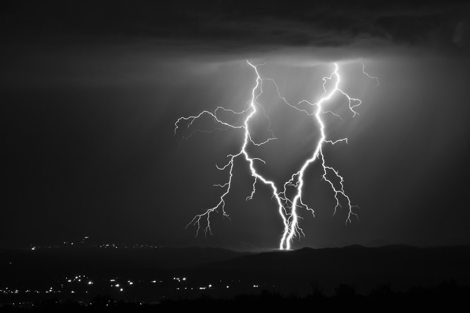 Symmetry - Arizona Monsoon Lightning