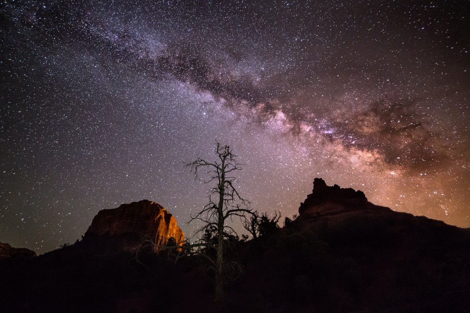 Milky Way over Sedona